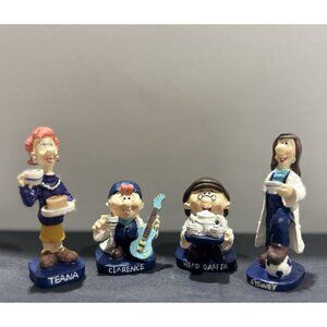 Border Fine Arts Coffee Break Figurines Set Of 4, Humorous Professions,VintageUK